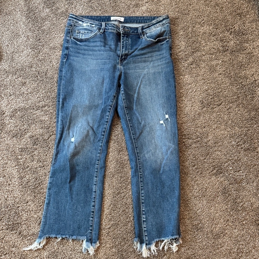 Classic Blue Straight Leg Jeans